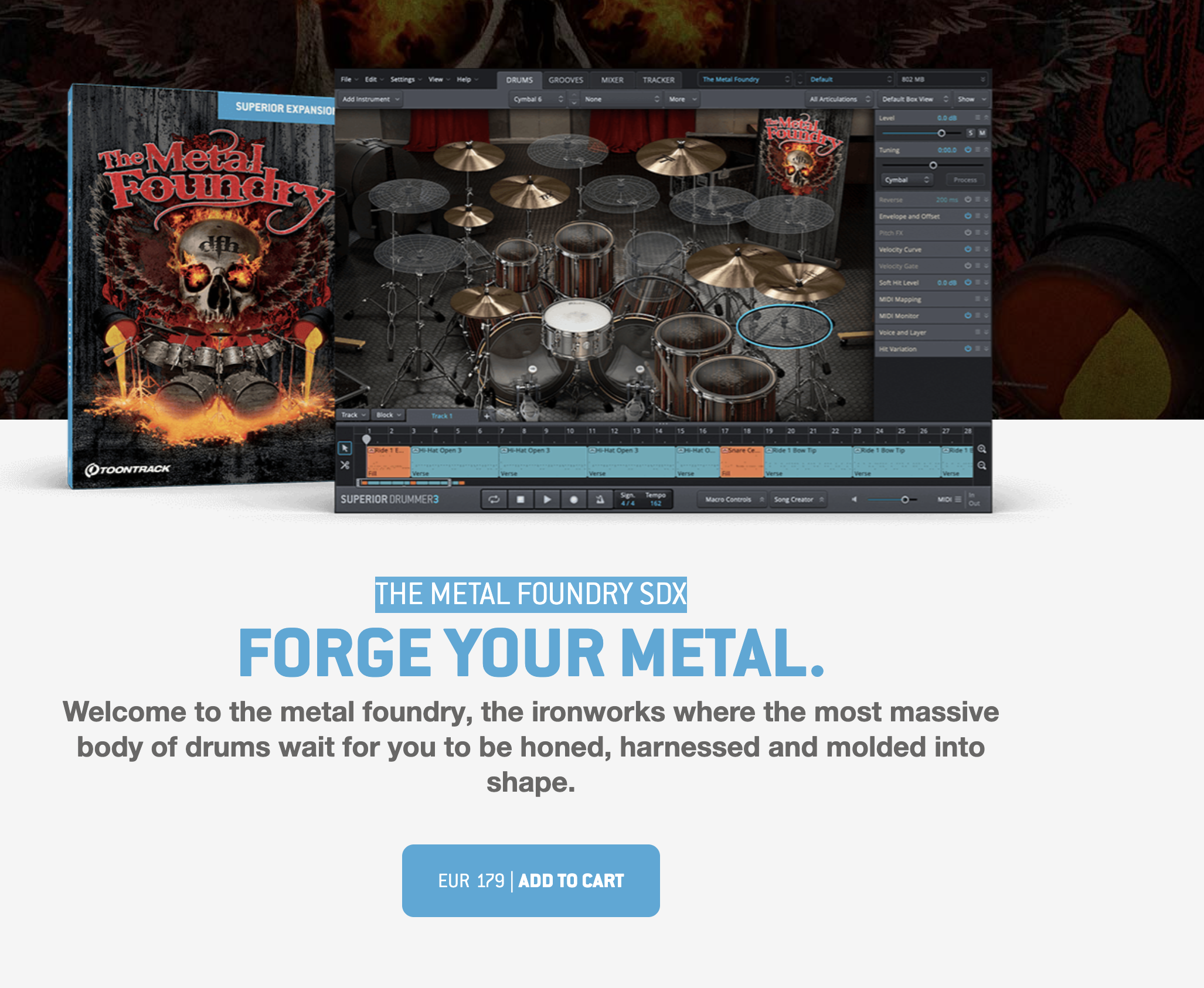 Toontrack The Metal Foundry SDX